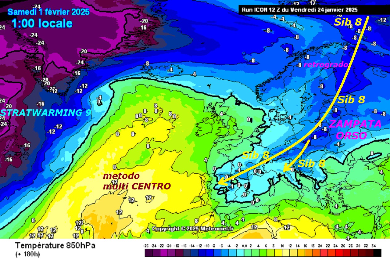 Nostra NEWS VALIDATA, con multi CENTRO, anche DWD Tedesco vede ORSO RUSSO SIBERIANO