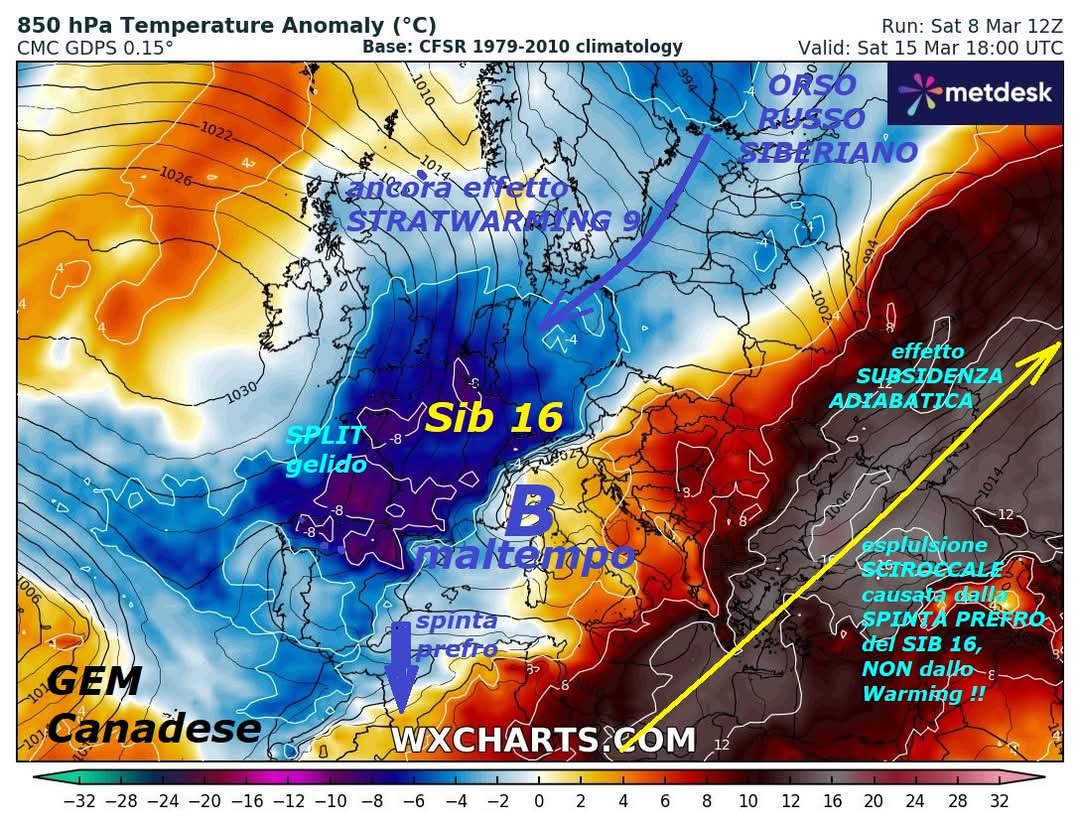FLASH dedicato all’ANALISI della perenne GRANDEUR di MADRE NATURA e del suo figlio STRATWARMING 9