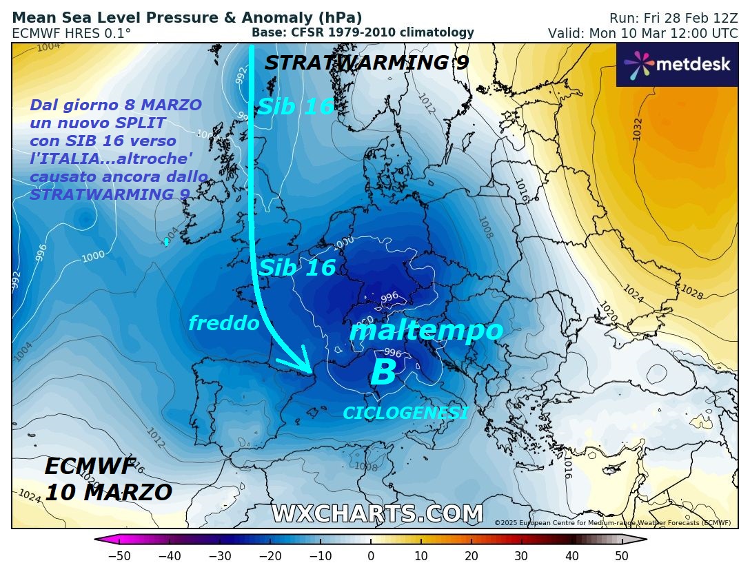 FLASH dedicato allo sudio e analisi di Marzo, anche lui balordo e anomalo, sempre sotto la regia dello STRATWARMING 9
