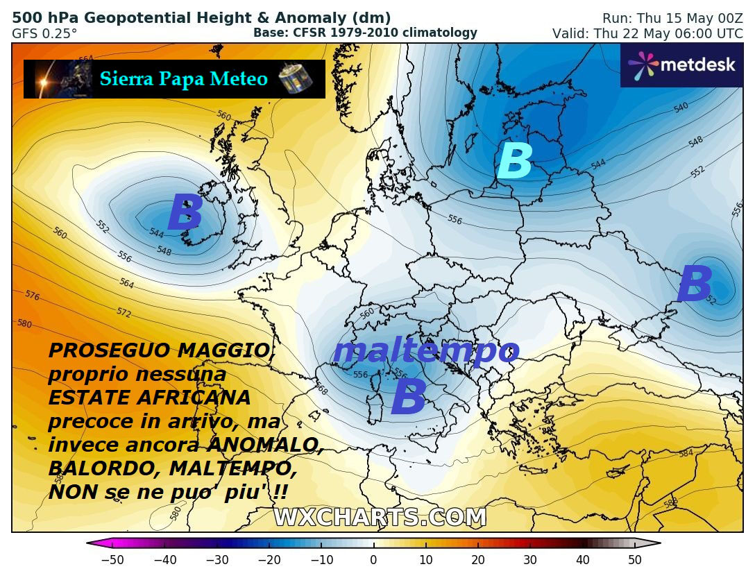 Dedicato all’ANALISI della VERA METEO, che
in continuazione divulghiamo sul nostro SITO,
con la PRIMAVERA, che anche nel 2025 va in TRACOLLO,
molto BALORDA, con FREDDO, MALTEMPO grave, CICLOGENESI,
una PRIMAVERA iper ANOMALA e NON PERVENUTA,
questa e’ la SESTA di FILA, ma molti NON lo ricordano –