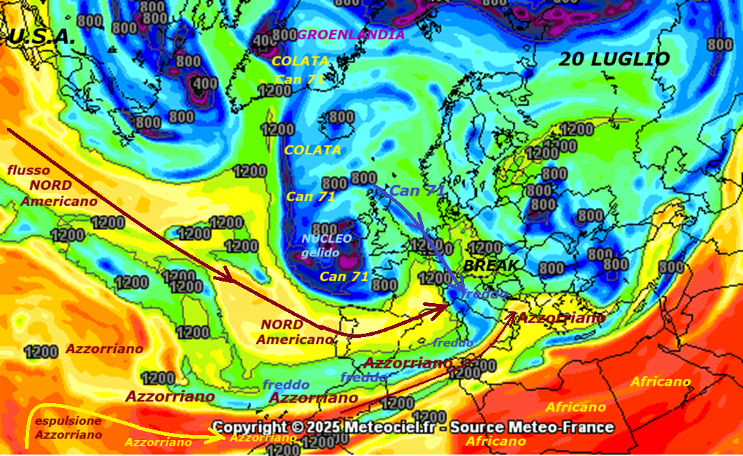 Dedicato all’ANALISI del Tempo, con Flussi
NORD AMERICANO USA, AZZORRIANO, nessun AFRICANO
sull’ITALIA, ecco la VERA METEO con le AIRMASS
del Caldo e del Freddo, in quota, con le PIEGHE
TROPOPAUSA, un grande Mistero di MADRE NATURA,
vogliamo svelarvelo…