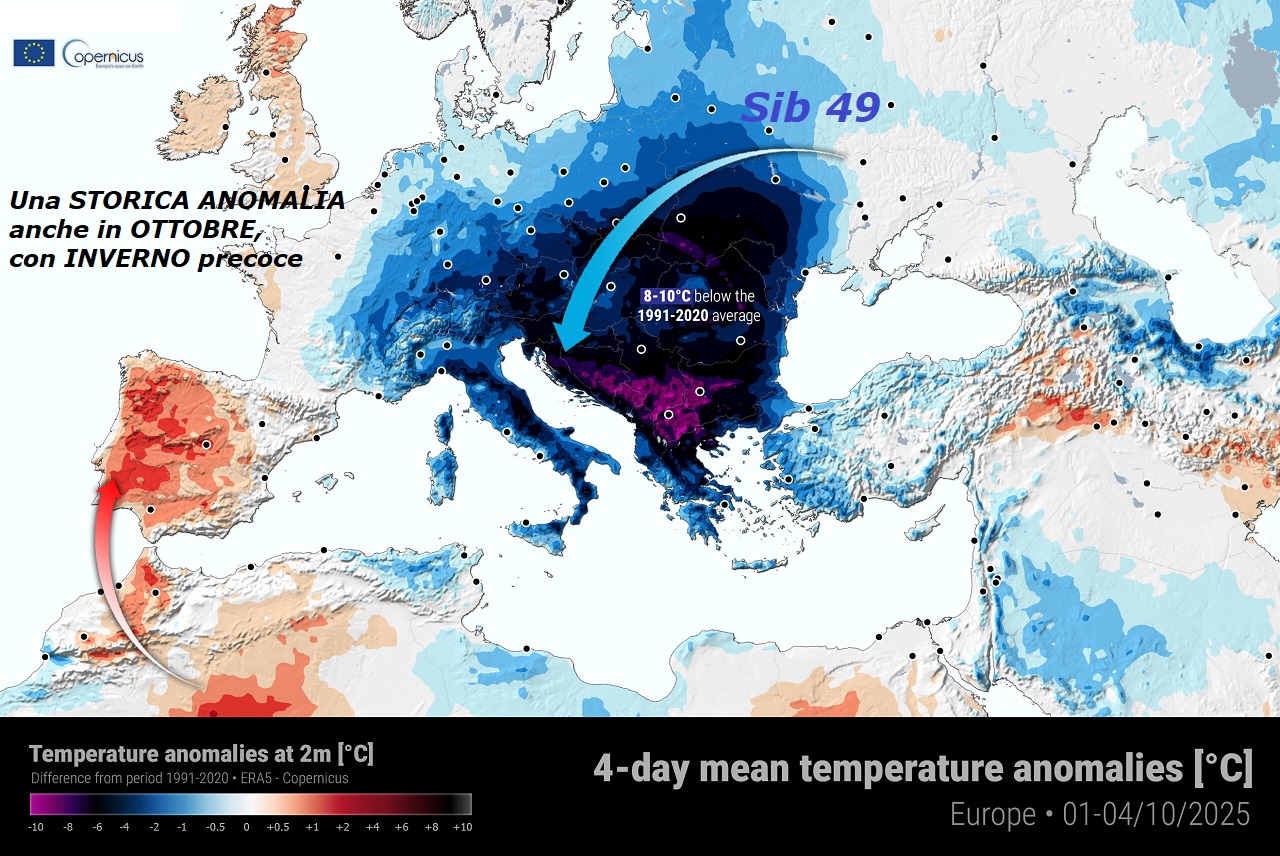 Dedicato alla STORICA ANOMALIA NEGATIVA, che
abbiamo ricevuto anche nella 1 SETTIMANA di OTTOBRE,
di cui abbiamo studiato e dato ANTEPRIME solerti…
con INVERNO PRECOCE
buona visione