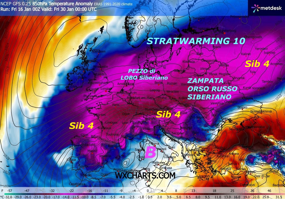 Dedicato all’ANALISI che il VORTICE POLARE
e’ andato FUORI di TESTA, la causa lo STRATWARMING 10,
che lo ha reso ulteriormente DEBOLE, DISASTRATO e
MALATO in modo EPOCALE, cose MAI visto,
ESPLODE in continuo e troppi PEZZZI vanno alla
Deriva sull’EMISFERO NORD, gli effetti li conosciamo…
Ma se NON ci fossimo con il nostro Sito,
molte COSE proprio NON si saprebbero, il FREDDO
ed il GELO sono troppo PROTAGONISTI del CAOS
epocale, in cui l’EQUILIBRIO delle Stagioni
e saltato, la TERRA e’ proprio gravemente MALATA,
cerchiamo di scoprirne i MISTERI, sono di MADRE NATURA,
che va rispettata sempre di piu’, ne ha proprio bisogno –