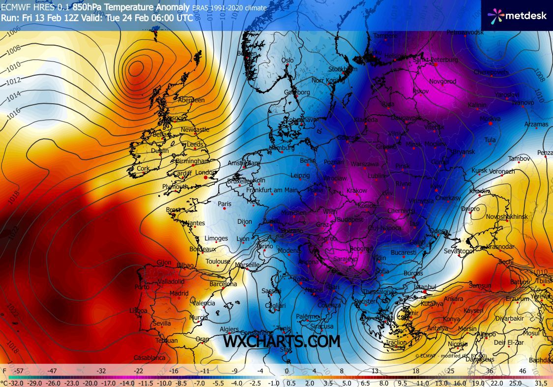 Dedicato agli amanti dello studio
dei MODELLI e del FREDDO, che e’
PRIORITARIO nella vera METEO…
Inseriamo questa BOTTA di FREDDO SIB 9
e STRATWARMING 10, possibile dal 21 FEBBRAIO,
questo e’ il nostro impegno sul sito,
altrimenti ci sarebbe molto POCO da studiare